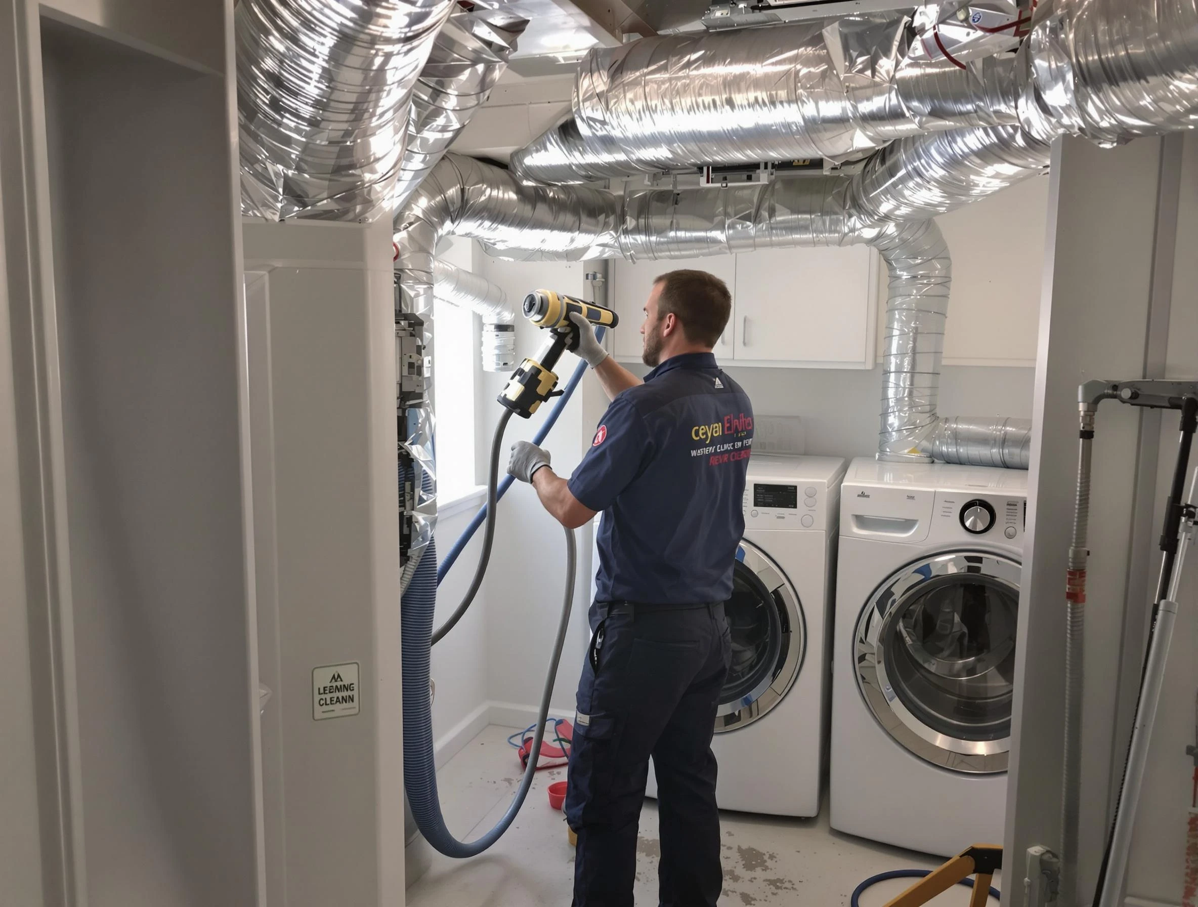 Lindon Dryer Vent Cleaning specialist using advanced equipment for thorough duct cleaning in Lindon